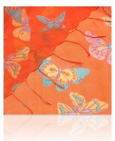 Палантин Женский S-BUTTERFLY/ORANGE